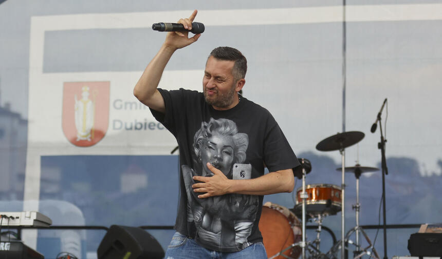 Koncert Norbiego na Dniach Dubiecka w 2023 r.