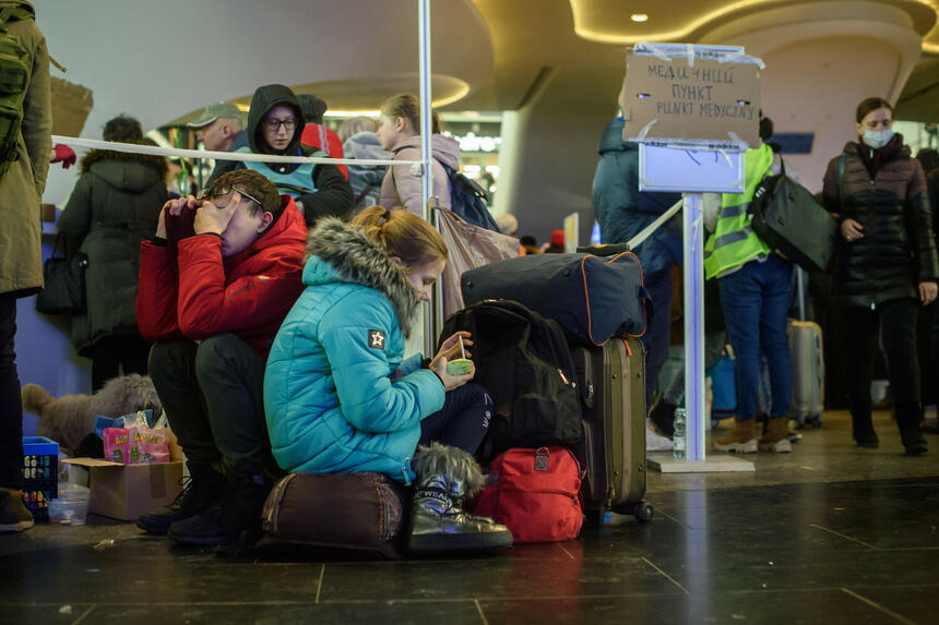 Uchodźcy z Ukrainy, zdj. ilustracyjne
