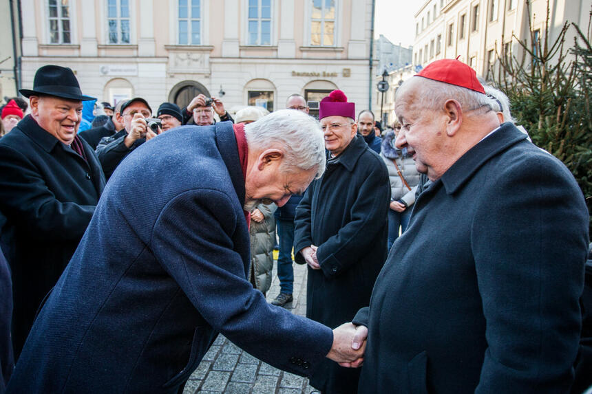 Prezydent Krakowa Jacek Majchrowski, Kardynał Stanisław Dziwisz 