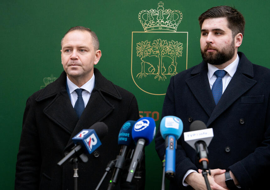 Karol Nawrocki i Jakub Banaszek