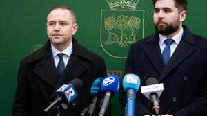 Karol Nawrocki i Jakub Banaszek